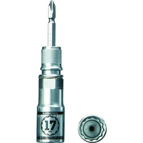 あすつく対応 「直送」 スーパーツール  DSE17 電ドル用ソケットビット 着脱式 プロスペック ...