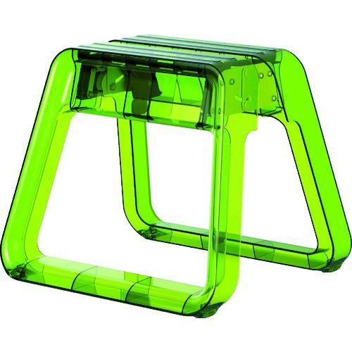 あすつく対応 「直送」 ピカコーポレイション GEMSLG 樹脂製踏台 ＧＥＭ ＳＴＥＰ ライトグリ...