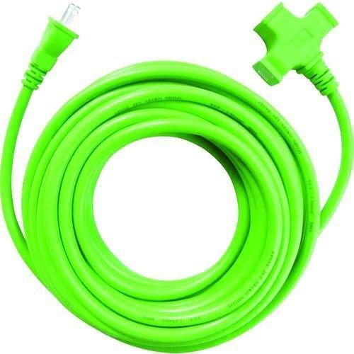 あすつく対応 「直送」 星光商事  TR310GN ３個口超ソフト延長コード グリーン