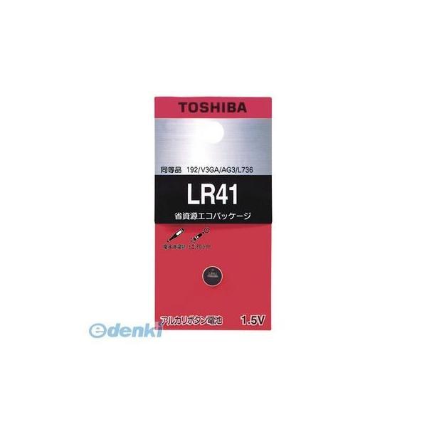 東芝 TOSHIBA LR41EC アルカリボタン電池【１個】