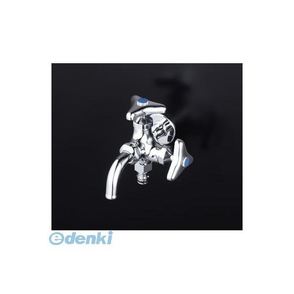 直送 代引不可・他メーカー同梱不可 KVK K124SPZ-JAN 寒屋外ニップル二口横水栓 K12...