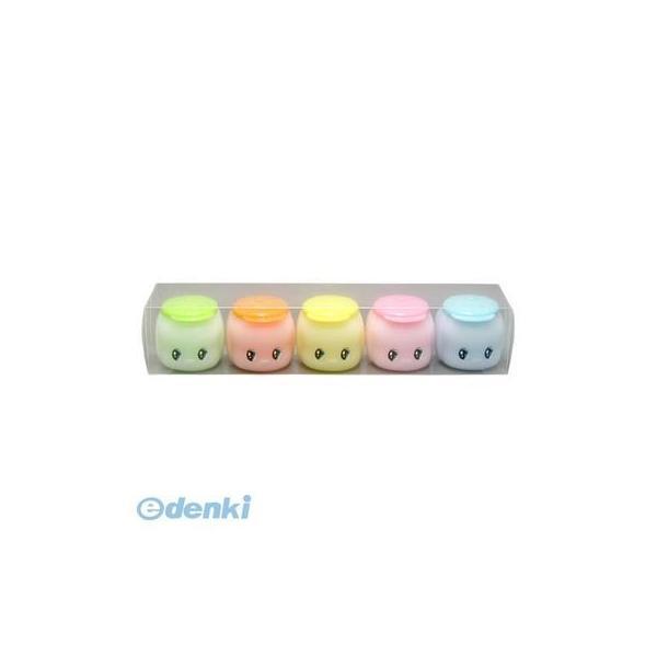 不易糊工業  FD6-5C どうぶつのり 5色セット FD65C