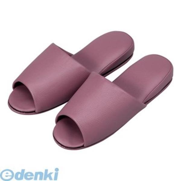 オーミケンシ  10835511 (10P) 抗菌レザー調スリッパ前開１０足ライラック 108355...