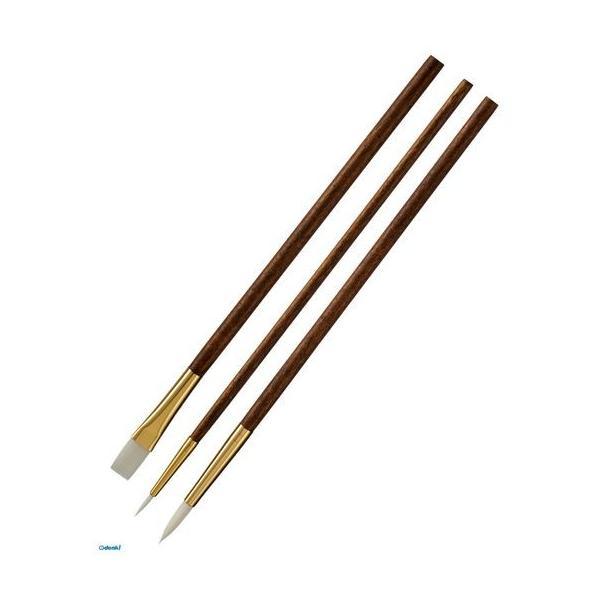 ハンディ・クラウン 1391060000 しなやかホビー筆セット 3本組