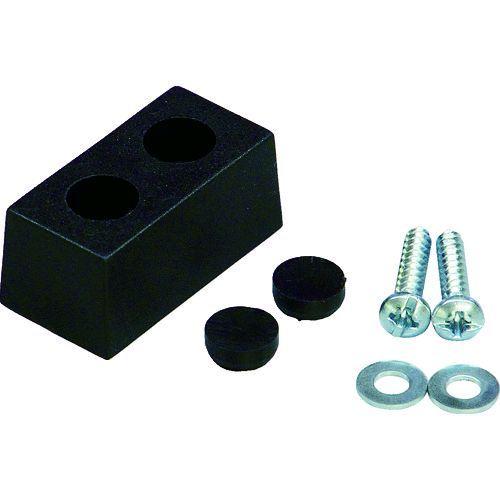 あすつく対応 「直送」 光  KFYT351-1 戸当りクッション 角型 黒 KFYT3511 ふす...