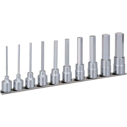 あすつく対応 「直送」 前田金属工業 ＴＯＮＥ HH410LA ロングヘキサゴンソケットセット ホル...