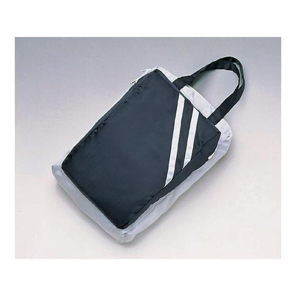 6-7573-02 クリーンバッグFD911Cグレー×ネイビ 6757302