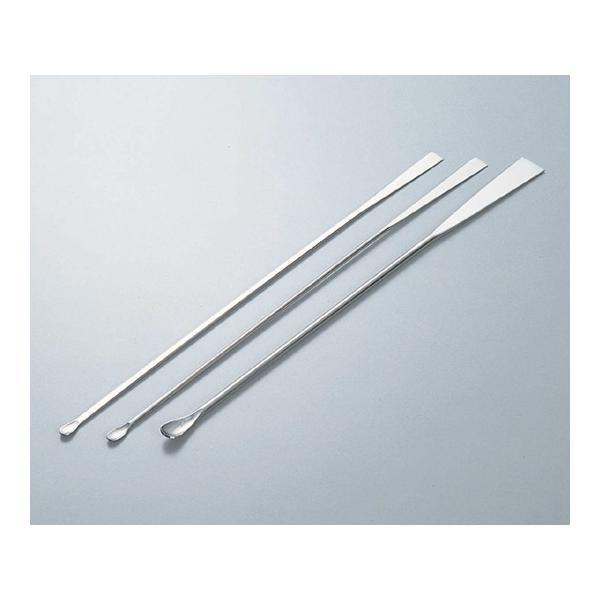 アズワン 6-524-05 ミクロスパーテル　１８０丸太　ステンレス 652405
