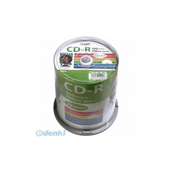 【個数：1個】直送　代引不可・同梱不可　HDCR80GP100 HI DISC CD−R 700MB...