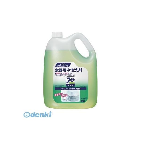 花王 Kao  4901301021083 ファミリーフレッシュ業務用 4．5L【１個】 洗剤 油汚...