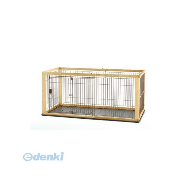 リッチェル 4973655593530 木製スライドペットサークル ワイド ナチュラル