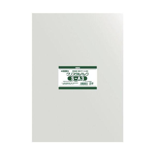 あすつく対応 「直送」 ＨＥＩＫＯ 6739900 ＯＰＰ袋 テープなし クリスタルパック Ｓ−Ａ３...