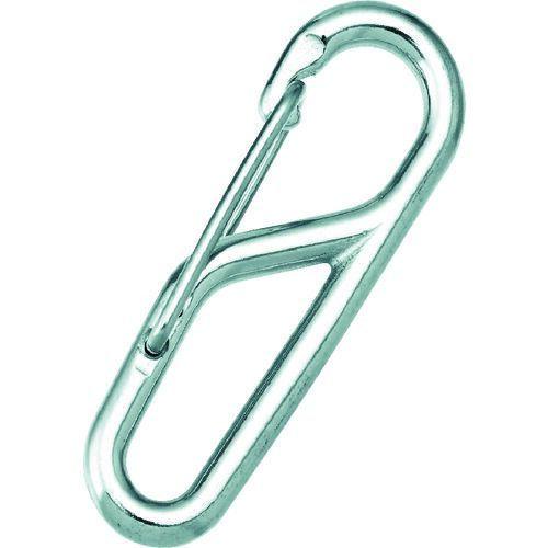 あすつく対応 「直送」 水本  B-2493  ステンレス ロープフック 線径６ｍｍ 長さ８０ｍｍ ...