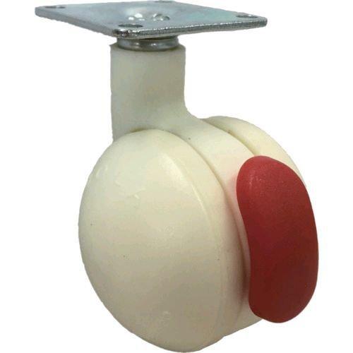 あすつく対応 「直送」 ＳＡＭＳＯＮＧ  BOLA-PS-50-W  デザイン双輪キャスター「Ｂｏｌ...