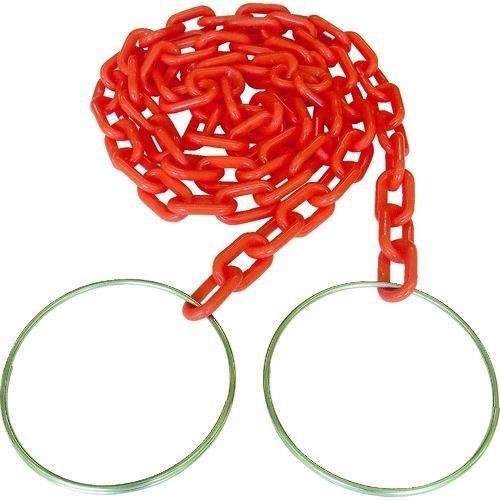 「直送」 ニッサチェイン  C-257 【3個入】 コーンチェイン　２ｍ　赤 C257