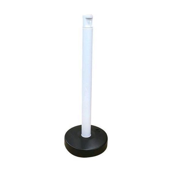 【個数：1個】 カーボーイ  CP-0915  カラープラポールセット　ピラーホワイト　ベースブラッ...