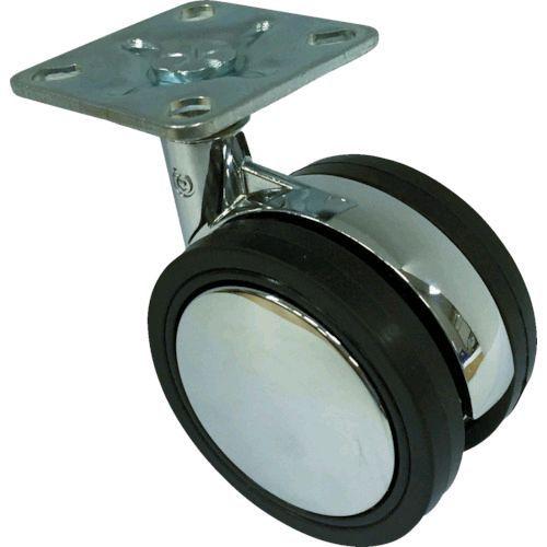 あすつく対応 「直送」 ＳＡＭＳＯＮＧ  EVA-P-75  デザイン双輪キャスター「Ｅｖａ」　プレ...