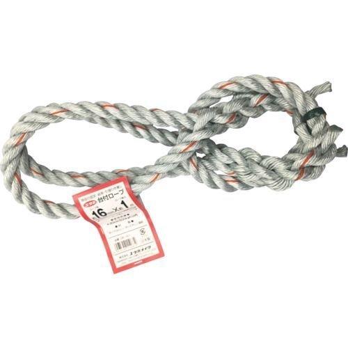あすつく対応 「直送」 ユタカ DR-161 台付ロープ ＰＥ＆ＰＰ混紡ロープ １６ｍｍＸ１ｍDR1...
