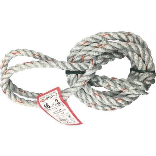ユタカ DR-163 台付ロープ ＰＥ＆ＰＰ混紡ロープ １６ｍｍＸ３ｍDR163