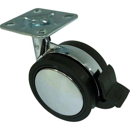 あすつく対応 「直送」 ＳＡＭＳＯＮＧ  EVA-PS-75  デザイン双輪キャスター「Ｅｖａ」　プ...