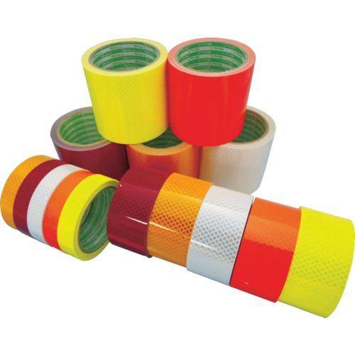 あすつく対応 「直送」 日東エルマテ HTP-45R 高輝度プリズム反射テープ ４５ｍｍ×５ｍ レッ...