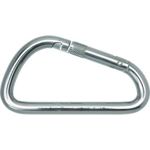 あすつく対応 「直送」 １２３  KB10-S  カラビナ　ステン変Ｄ型環なし KB10S