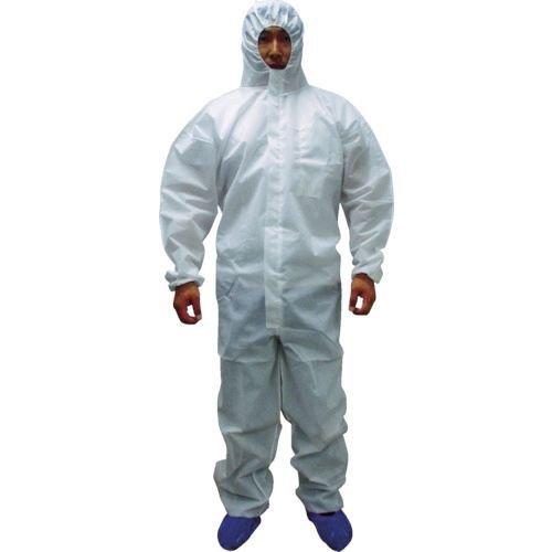 あすつく対応 「直送」 アイテックス SMMSFC 使い捨て保護服 マストガードＡ−１０３ 適合身長...