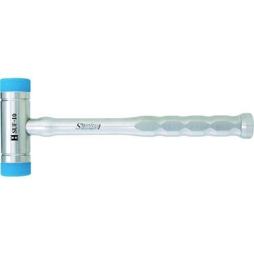 あすつく対応 「直送」 ＯＨ  SUF-B10  ステンレスソフトハンマー青ヘッド付＃１ SUFB1...