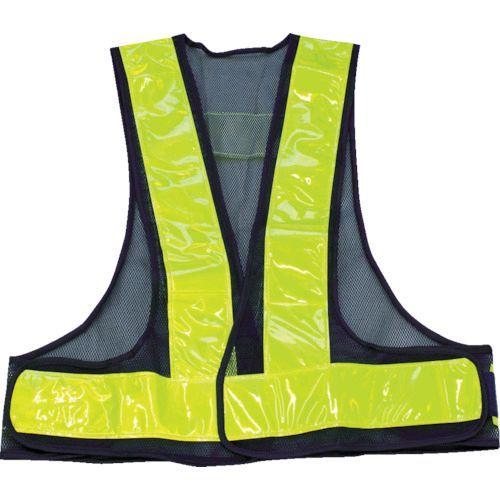 あすつく対応 「直送」 ＴＲＵＳＣＯ  TAB70-KY  ７０ｍｍ幅反射材付安全ベスト　紺／蛍光イ...
