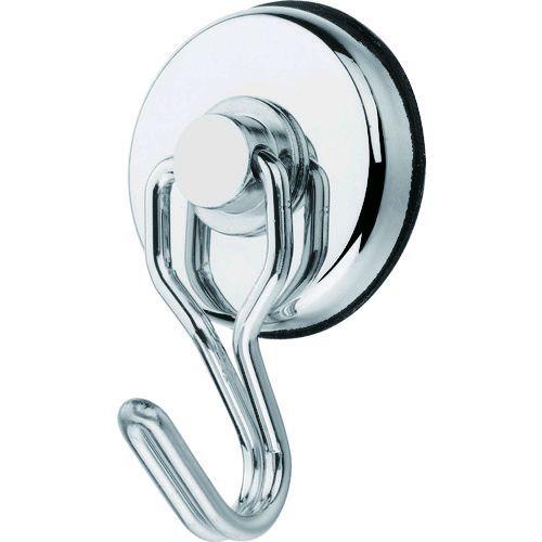 あすつく対応 「直送」 ＴＲＵＳＣＯ  TMF-35N  強力マグネットフック　丸型　前後左右スウィ...