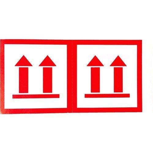 あすつく対応 「直送」 ＴＲＵＳＣＯ TNFM-02 荷札 「天地無用」マーク １シートに４枚入×１...