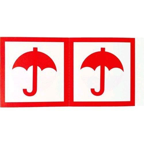 あすつく対応 「直送」 ＴＲＵＳＣＯ  TNFM-03  荷札 「ぬれもの注意」マーク １シートに４...