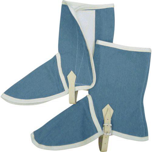 あすつく対応 「直送」 吉野  YS-PAB  ハイブリッド（耐熱・耐切創）保護具　足カバー　ネイビ...