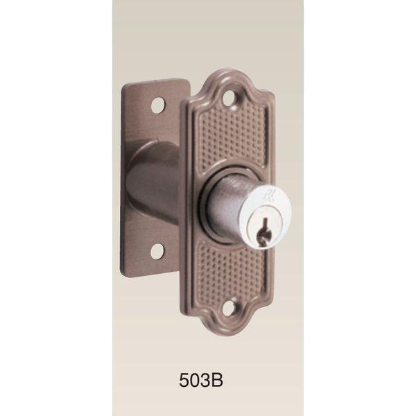 アルファ  4532757005428 補助錠プッシュ栓錠 ブラウン No．503B
