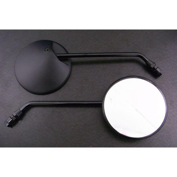 ALBA アルバ  101-018 バックミラー／丸型ブラック 8mm 正ネジ ／左右セット【ディオ...