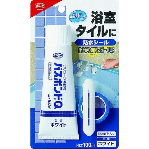 あすつく対応 「直送」 コニシ #05025 バスボンドＱホワイト １００ｍｌ バスボンドQホワイト...
