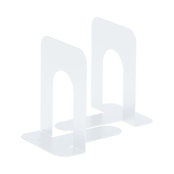 スマートバリュー B167J-M-WH ブックエンド M 白 1組【2個入】 B167JMWH ジョ...