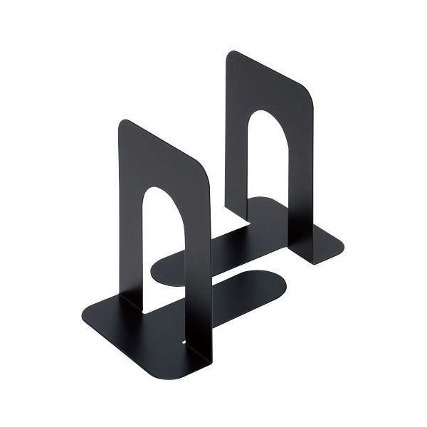 スマートバリュー B168J-L-BK ブックエンド L 黒 1組【2個入】 B168JLBK