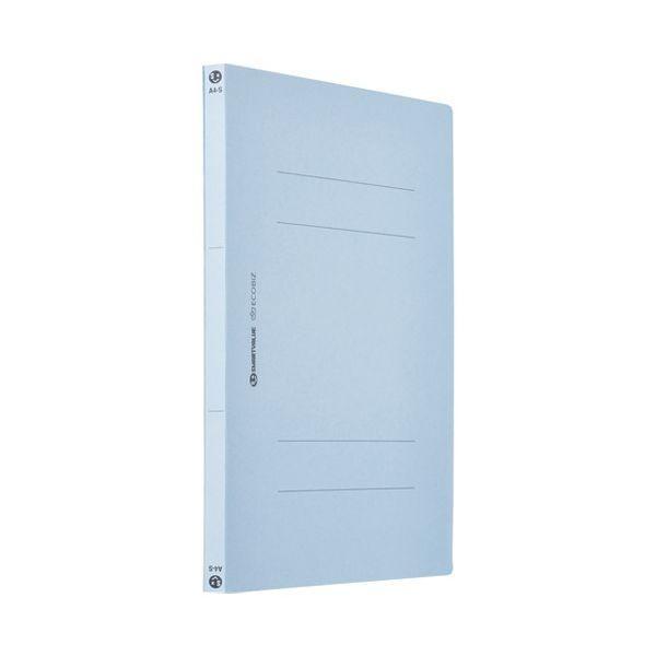 スマートバリュー D017J-RBL フラットファイルA4S R青10冊 D017JRBL 紙バイン...