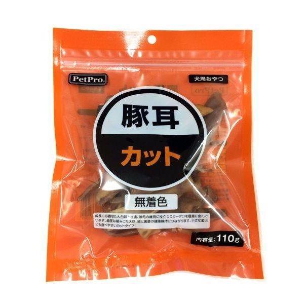 4981528361056 ペットプロ 豚耳カット110g ペットプロジャパン おやつ