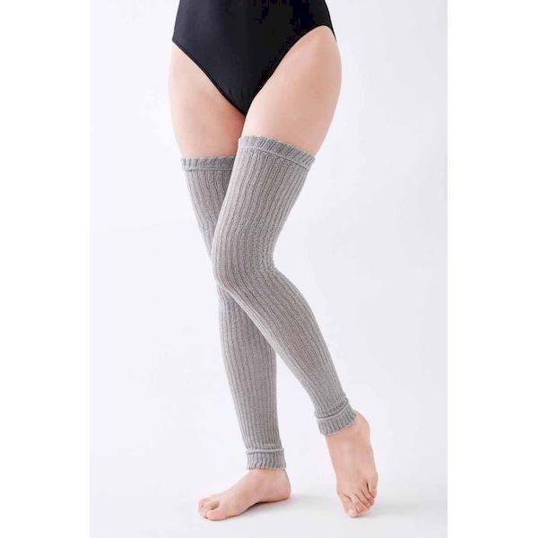 4985697235781 シルク混ゆったりロングサポーター 2枚組 グレー【キャンセル不可】 kt...