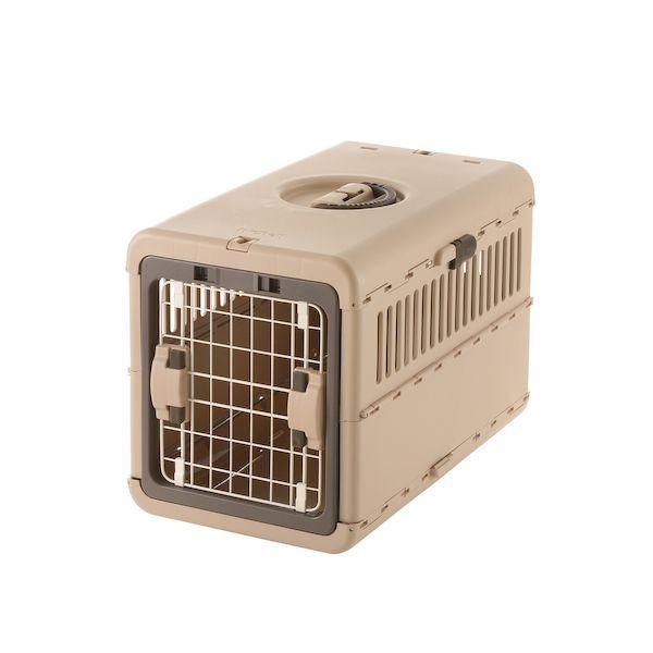 リッチェル 4973655599334 キャンピングキャリー折りたたみ M ダークブラウン