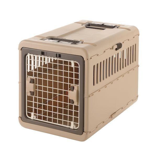 リッチェル 4973655599365 キャンピングキャリー折りたたみ L ダークブラウン