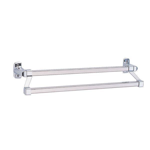 リラインス RELIANCE R1623-W-400 二段式タオル掛 □16xL400 R1623W...