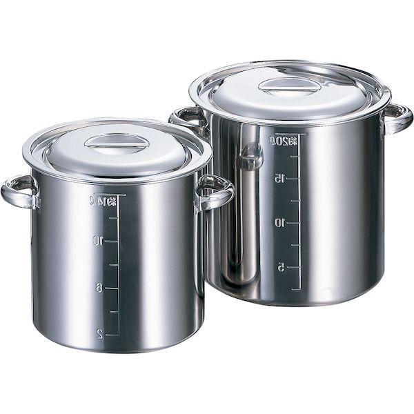 4560127493988 赤川器物製作所 AGモリブデン目盛付寸胴鍋20cm 6．2L モリブデン...