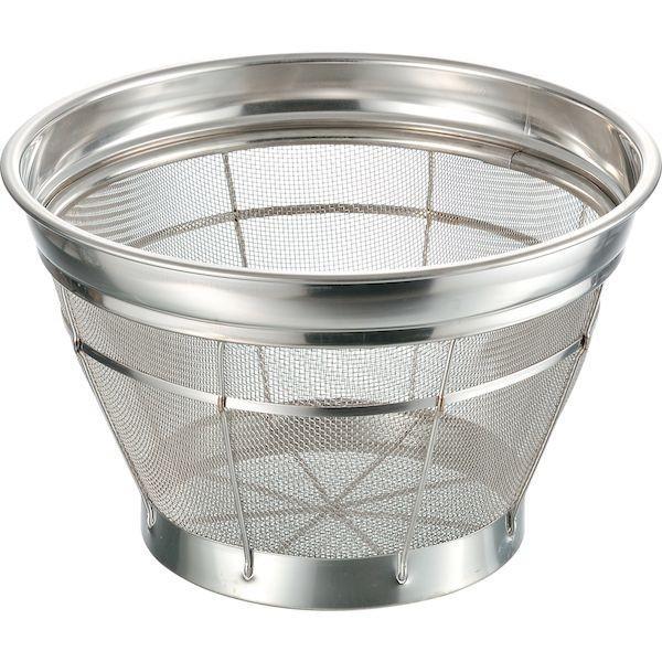 4977544000154 本間冬治工業 弁慶 18−8深型ざる 米揚ざる30cm 4．5升 BK ...