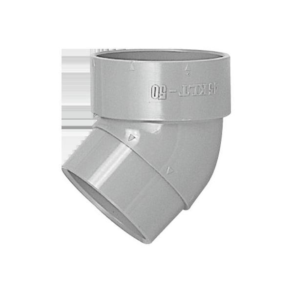 直送 代引不可・他メーカー同梱不可 前澤化成工業 45KLT50 排水特殊継手 45゜片受エルボ T...