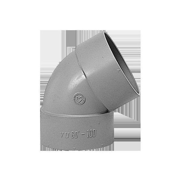 前澤化成工業 VU60L100 排水特殊継手 排水用60゜エルボ VU60L