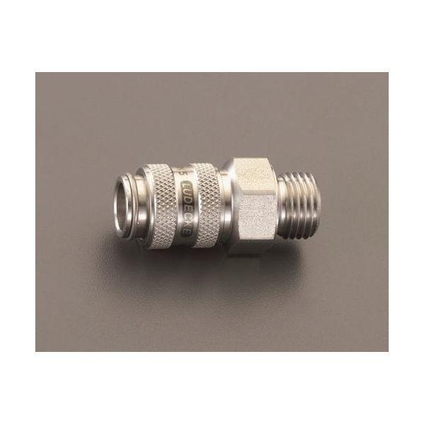 【個人宅配送不可】直送 代引不可 エスコ EA140GL-1 G 1／8” 雄ねじカップリング ステ...