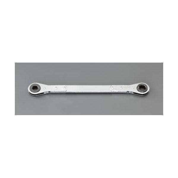 エスコ EA602KS-5 18x21mm／356mm ラチェットめがねレンチ EA602KS5【キ...